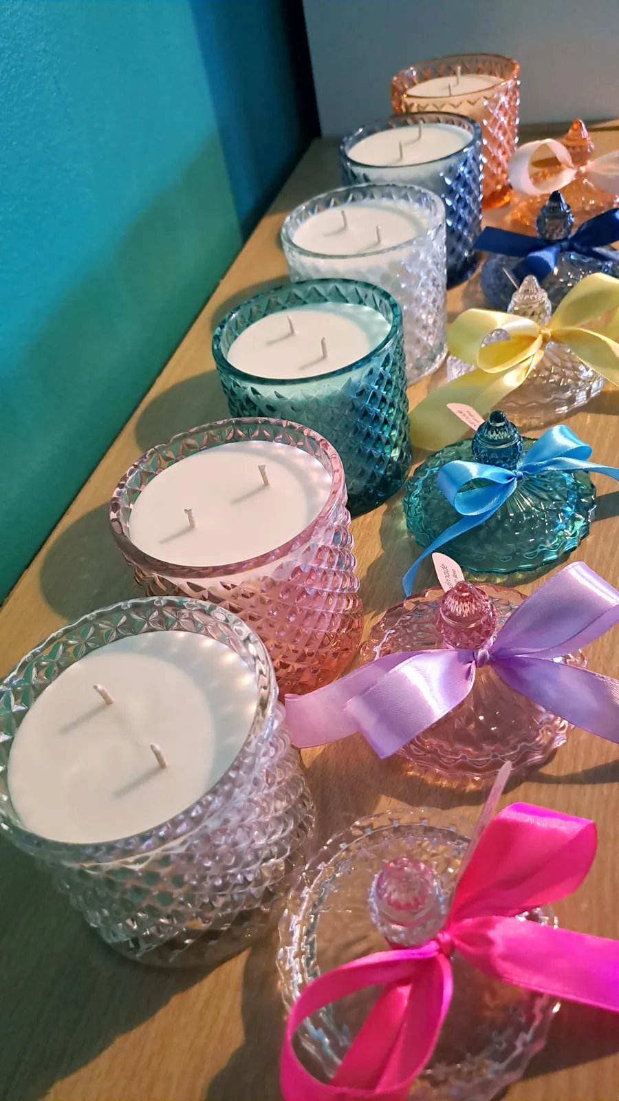 Crystal Handmade scented soy candles 300g thumbnail